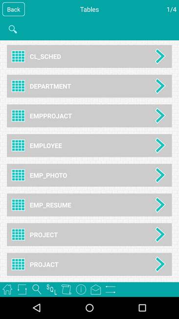 DB2 Android Screenshot 2