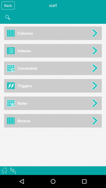 PostgreSql Android Screenshot 5