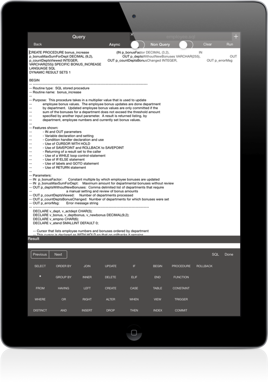 DB2 iPad Screenshot 7