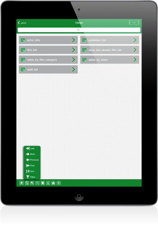 MySql iPad Screenshot 7