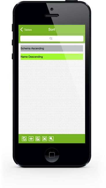 SqlServer iPhone Screenshot 9
