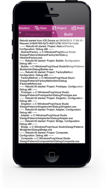 VisualStudio iPhone Screenshot 6
