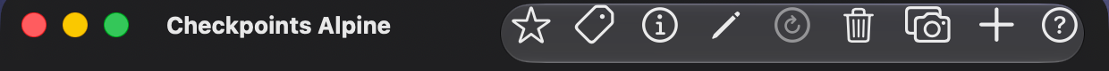 Top Toolbar