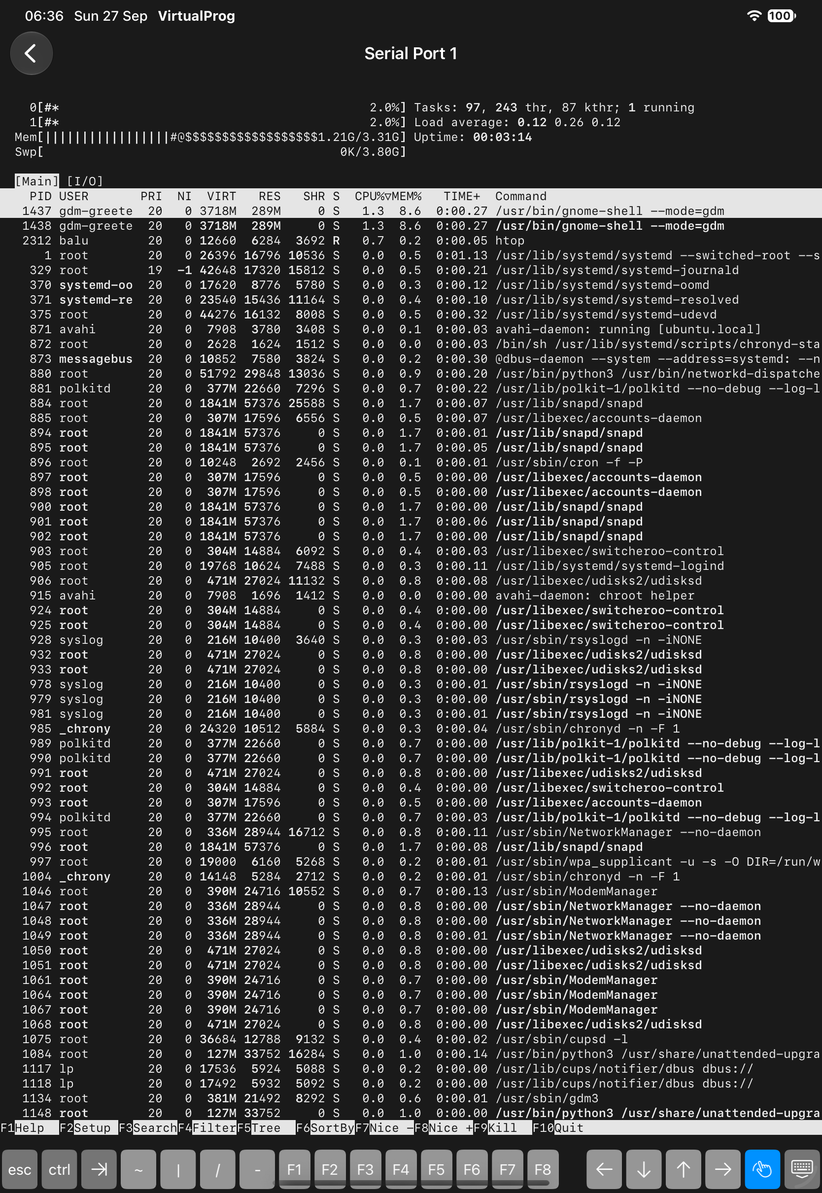 Serial console