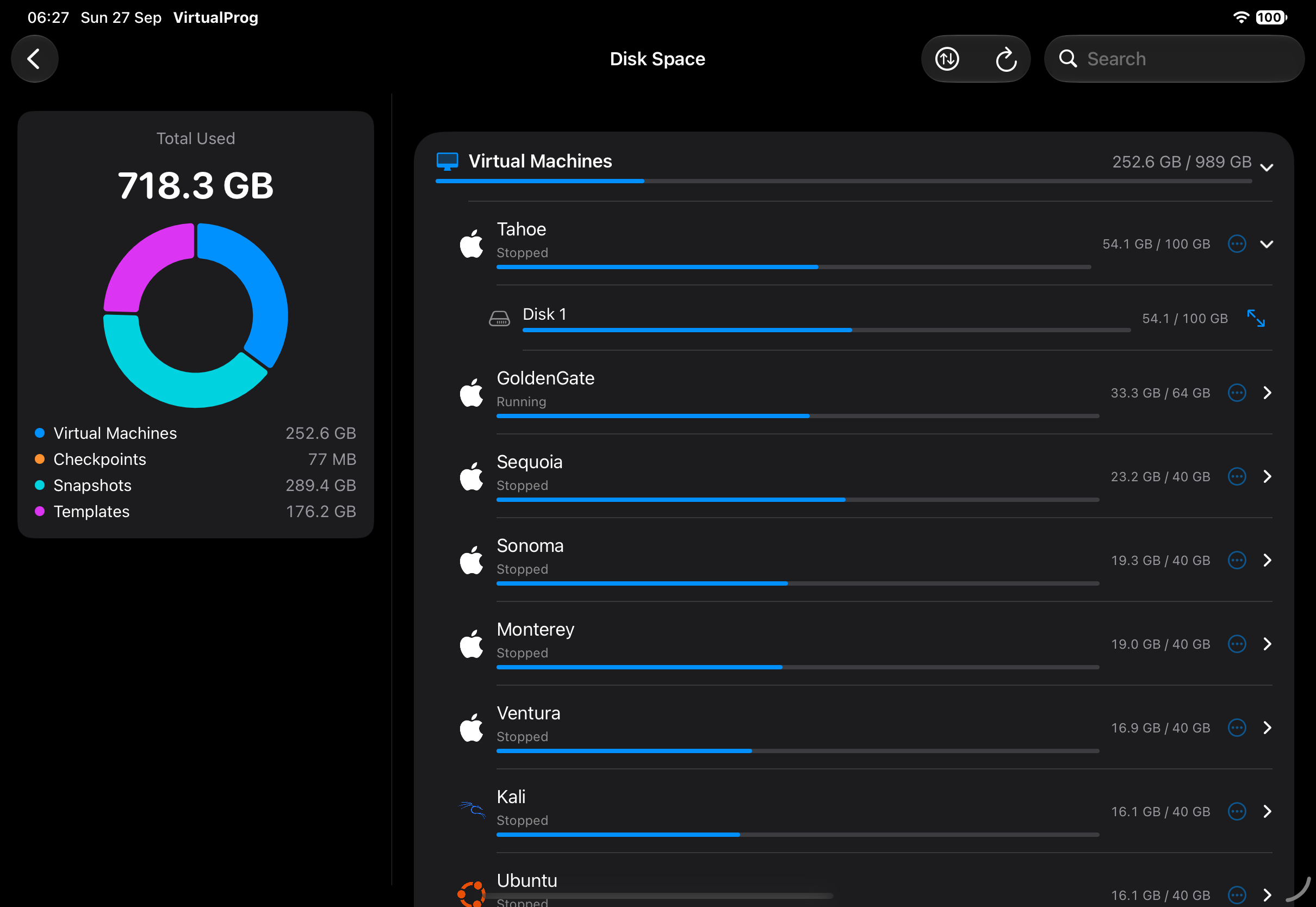 Disk Space