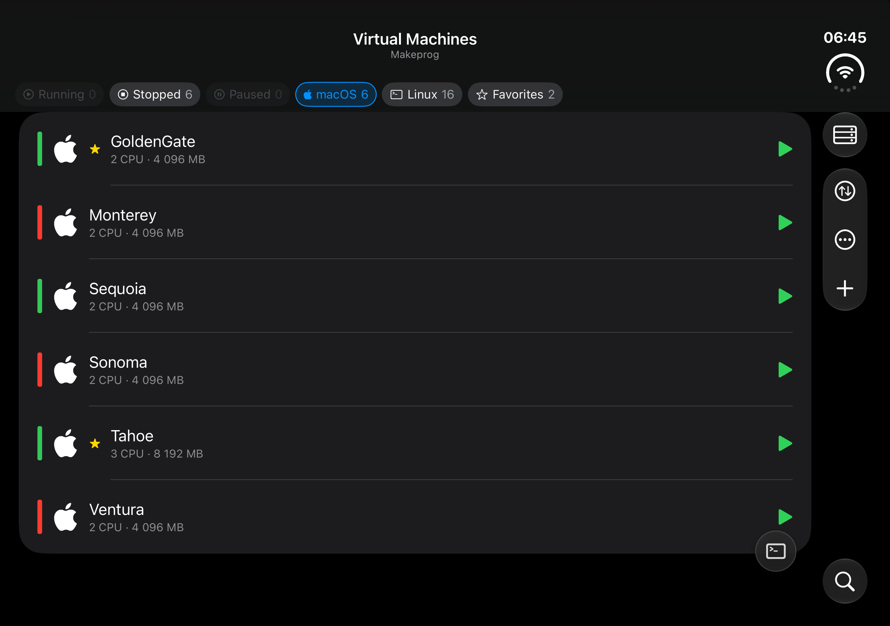 Virtual machines on iPhone Duo