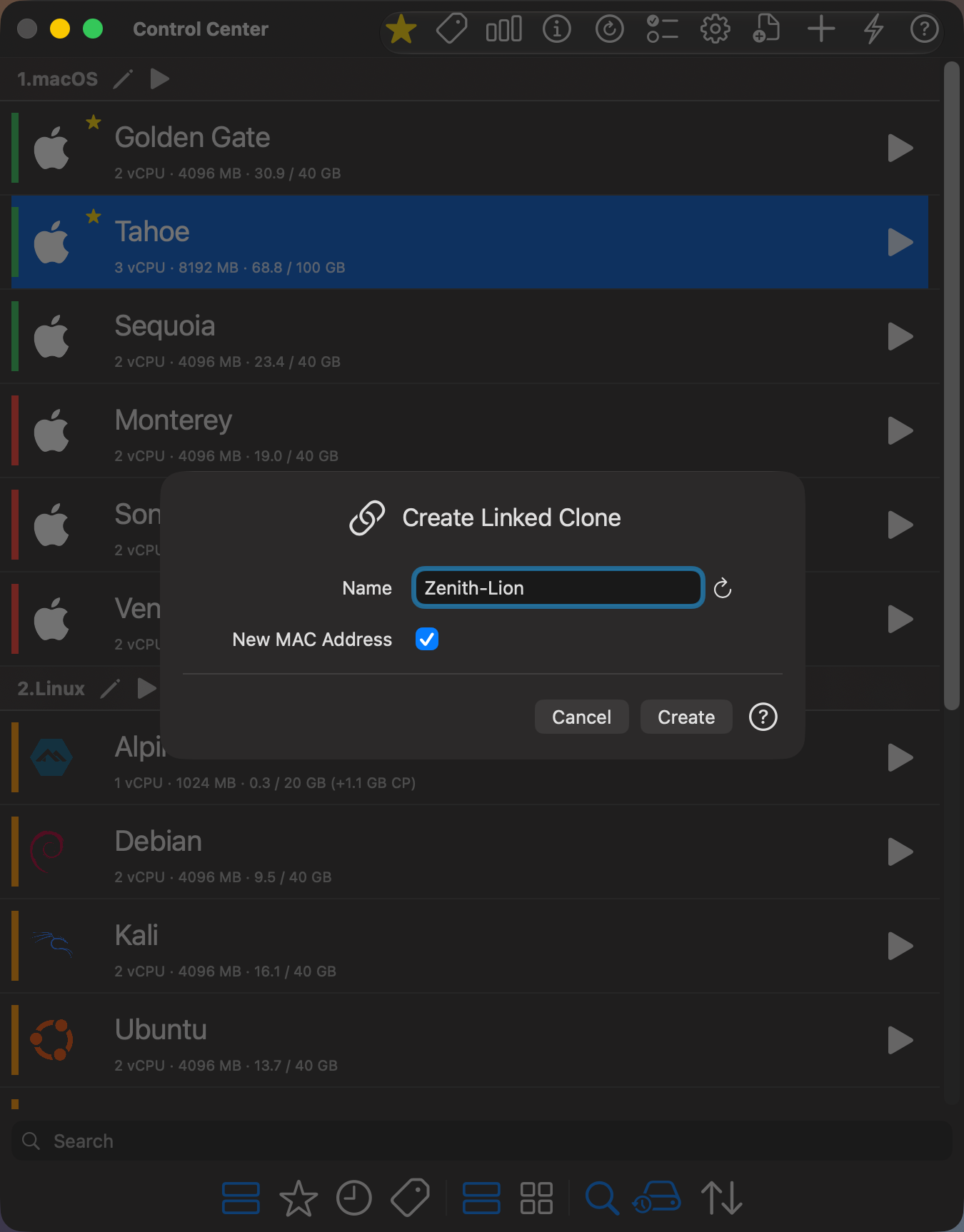 Linked Clone