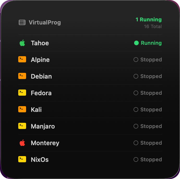 VirtualProg Large Widget
