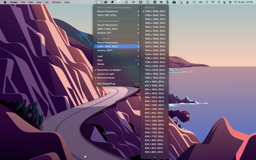 DisplayProg Mac Screenshot 1