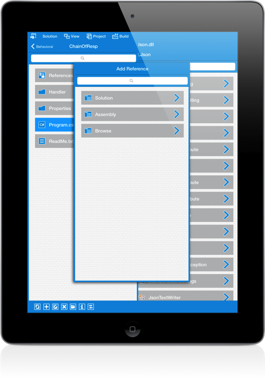 VisualStudio iPad Screenshot 11