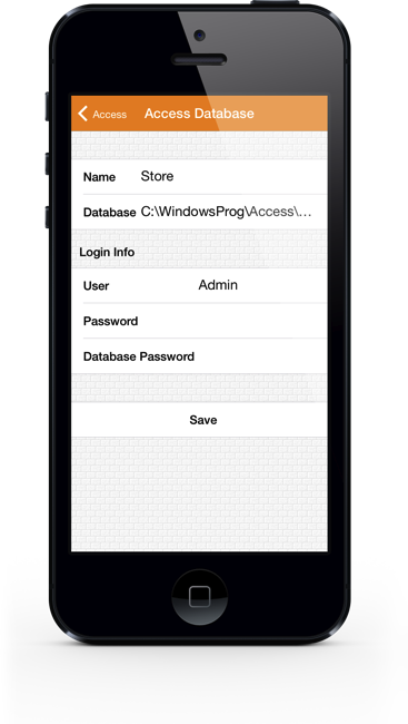 Access iPhone Screenshot 1