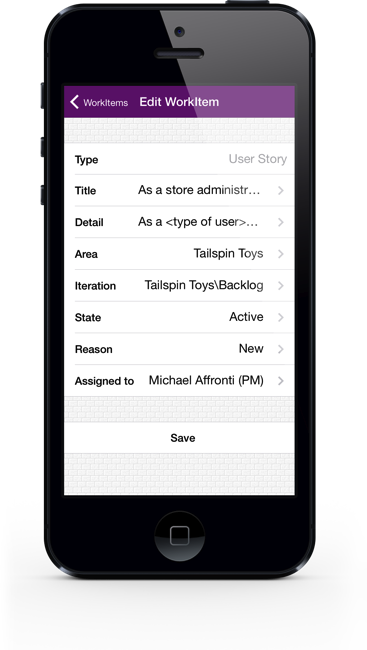 TFS iPhone Screenshot 4