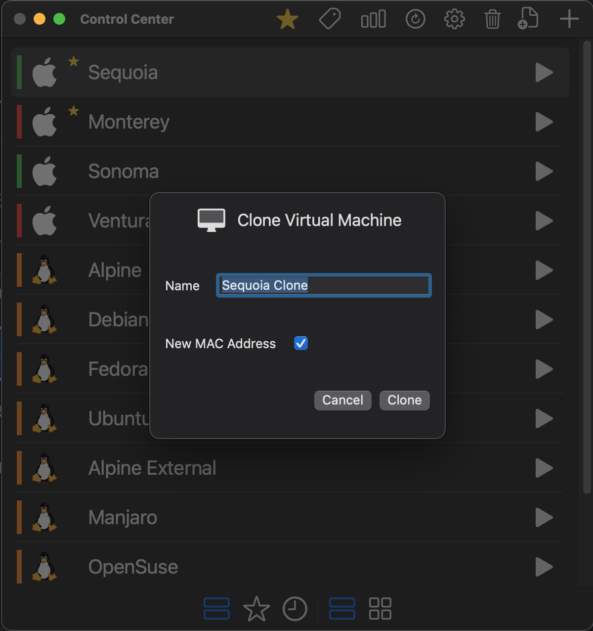 Clone VM