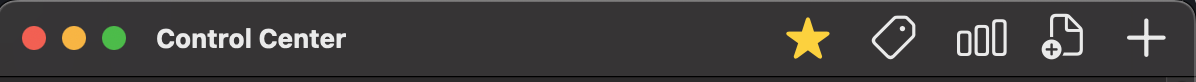 Toolbar Running